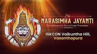 Sri Narasimha Jayanti 2024  Sri Narasimha Yajna  Vaikuntha Hill  ISKCON Bangalore [upl. by Trescha]