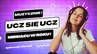 Wesoła Piosenka dla Dzieci o Miesiącach w Roku  Nauka i Zabawa [upl. by Viglione]