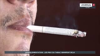 Dérèglementation des prix du tabac  hausse de 20 à 30 sur certaines marques [upl. by Anek396]