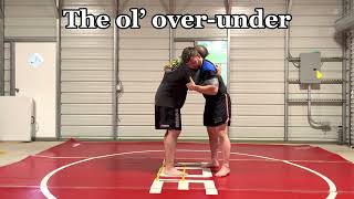 3 The correct way to inside trip from the overunder in wrestling and Jiu Jitsu [upl. by Luna701]