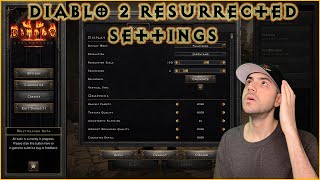 Diablo 2 Resurrected  Game Settings Overview [upl. by Ynohtna671]