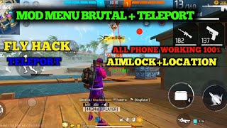 MOD MENU BRUTALTELEPORT HACK  FLY HACK  AIMLOCK  LOCATION  ALL PHONE WORKING 100 [upl. by Reitrac]