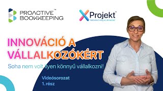 Vállalkozás építése a kezdetektől  Könyvelés adózás pályázat  Videósorozat 1 rész  PROAB [upl. by Tail]