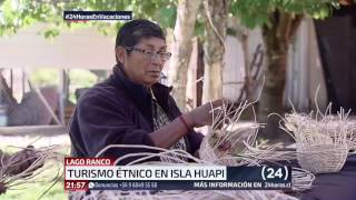 El turismo étnico que ofrece la Isla Huapi  24 Horas TVN Chile [upl. by Atinar329]