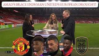 Manchester United Ends European Drought Amad Diallos Brace Seals 20 Win Over PAOK [upl. by Aierdna]