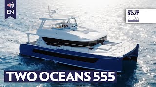 TWO OCEANS 555 Power Catamaran seen at MIBS 2024  The Boat Show [upl. by Acinemod]