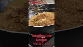 Adadiya Pak Recipe Winter Special [upl. by Metabel642]