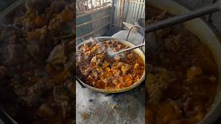 Mouthwatering Beef Curry with Chui Jhal  Bengali Street Food 😋shorts streetfood [upl. by Erdua]