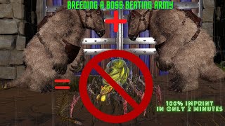 Ark Survival 18 How to Breed the Best Stat Dinos for a Boss fight in 2 minutes [upl. by Enomed]