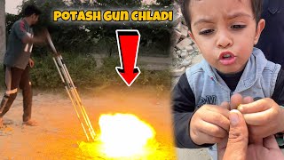 Potash Gun Chladi😱 Chini Dalte Hi Aag Aag Ho Gyi [upl. by Dana]