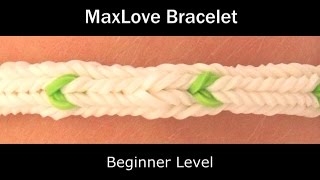 Rainbow Loom® MaxLove Bracelet [upl. by Laro]