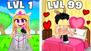 LEVEL 1 ONLINE DATER VS LEVEL 100 Brookhaven RP [upl. by Linzer]