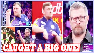 James Wade’s reaction to Luke Littler reeling in huge 170 finish has fans in hysterics [upl. by Ennaeel]