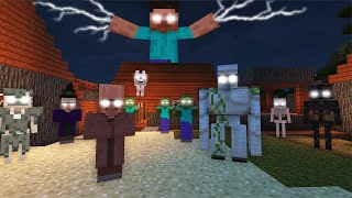 ¡HEROBRINE Y SU EJERCITO VS RAPTORGAMER 💀 MINECRAFT ENTIDADES MALIGNAS MAS PODEROSAS MINECRAFT [upl. by Othelia]