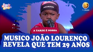 Músico João Lourenço revela que tem 29 anos  A Tarde é Nossa  TV ZIMBO [upl. by Garett]