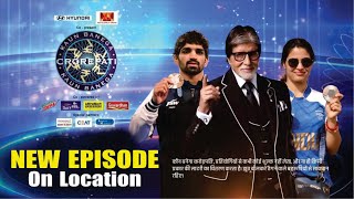 KBC 16  On location  Olympic Medalists Manu Bhaker Aman Sehrawat To Grace Amitabh Bachchan Show [upl. by Uni]