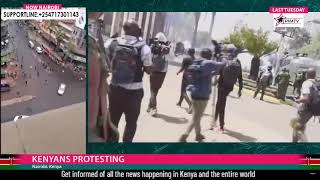 LIVE TODAY THE END OF RUTOS REGIME KENYANS ON STREETS HEADING TO STATEHOUSE [upl. by Asenaj]