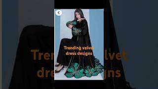 Trending velvet dress designsviral shortsyoutube shortsfashion shorts [upl. by Annahsirhc984]