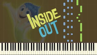 Bundle Of Joy  Inside Out Main Theme Piano Tutorial Synthesia [upl. by Jasen]