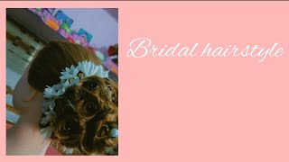 Bridal hairstyle tutorial [upl. by Llerdna]