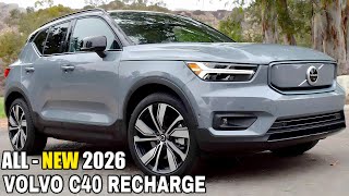 2026 VOLVO C40 RECHARGE  RedesignExterior Interior amp Specs and Performance [upl. by Jermaine]