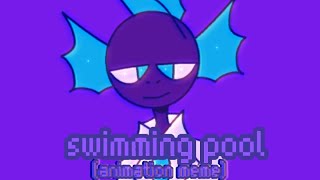 Swimming pool animation meme feat Felix fish Andys Apple Farm [upl. by Felipa]