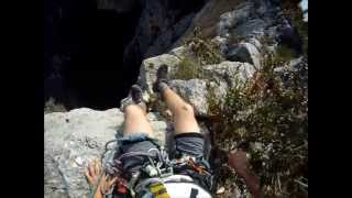 Mon 1er saut pendulaire dans les gorges du Verdon [upl. by Ybrek707]