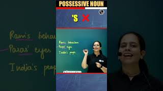 What is Possessive Noun noun possesive english cuet2023 [upl. by Atiuqihs]