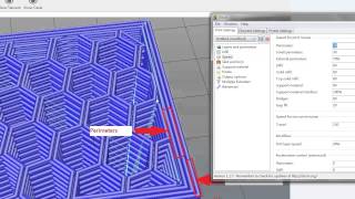 RepetierHost 切層軟件教學  第五課 infil and speed [upl. by Victorine]