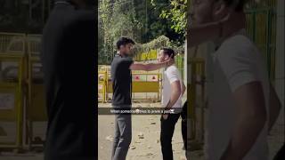 Prank pda bhari😰viralshort comedyshorts funnyshorts prankvideo gauravdahiya jaatboys [upl. by Guildroy354]