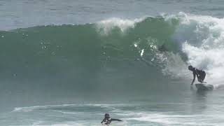 RAW DAYS  Steamer Lane April South swell 12 wave set 41724 unedited [upl. by Resiak9]