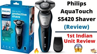 Philips AquaTouch S5420 Shaver Review [upl. by Legir858]