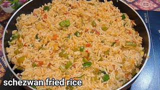 Schezwan Fried Rice Recipe  Cooking with sisodia [upl. by Yenahc]