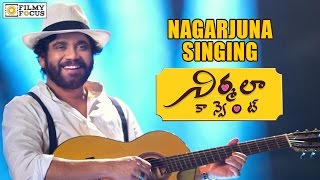 Nagarjuna Singing amp Performing For Kotha Kotha Bhasha Song  Nirmala Convent  Filmyfocuscom [upl. by Reizarf]