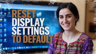 Windows 11 How to Quickly Reset Display Settings to Default  Hindi [upl. by Outhe417]