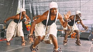 Germany Tübingen Afrika Festival 4K Cameroon national dance [upl. by Elish554]