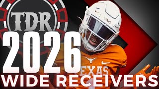 2026 College Football Wide Receivers Class Rankings Sleepers Film and Full Player Profiles [upl. by Llesig]