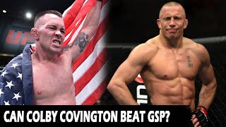 Colby Covington says GSP is an EASY FIGHT for him [upl. by Aeht]