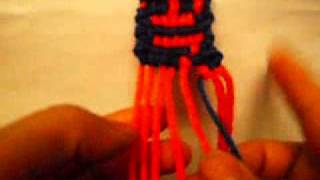 How To Make A Friendship Bracelet With The Letter M [upl. by Jelena]