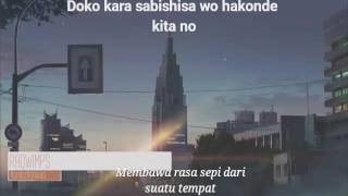 Kimi no na wa Your name RADWIMPS  Nandemonaiya With lyrics and sub indo [upl. by Halette]