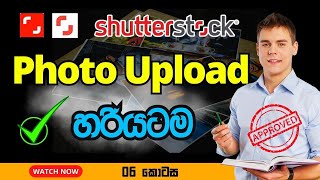 How to Upload Image to Shutterstock Sinhala  Part 06 [upl. by Demy]