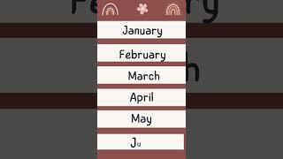 Months Name Song For Kids  Fun Learning kidssongs childrensmusic nurseryrhymes [upl. by Akceber]