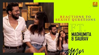 Reactions to Sexist Questions  ft Madhumita  Sourav  Cheeni  Caught Candid  Sangeet Bangla [upl. by Ecirtel682]