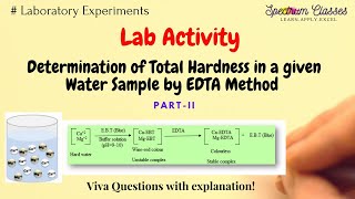 Viva Questions of EDTA Experiment  Chemical Structure and properties of EBT and EDTA  Easy explain [upl. by Alyacim266]