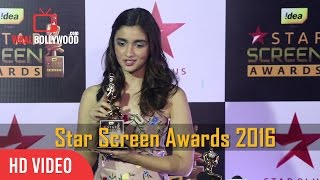 Alia Bhatt At Star Screen Awards 2016  Viralbollywood [upl. by Hearn]