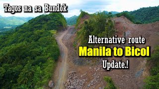 ATIMONAN TO MAUBAN ROAD UPDATE l NEW ALTERNATIVE ROUTE TO BICOL [upl. by Lightman]