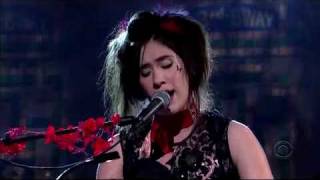 Imogen Heap  Goodnight and go  on Letterman [upl. by Ecnaled]