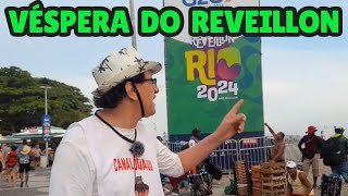 VESPERA DO RÉVILLON NA PRAIA DE COPACABANA RJ por Canal do Mariuu [upl. by Sisenej]