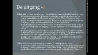 Latijn de uitgang e uitleg [upl. by Dever]