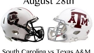 South Carolina Gamecocks  Texas AampM Hype up [upl. by Nemracledairam]